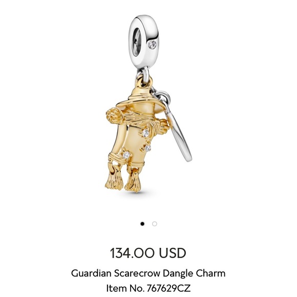 Pandora Autumn Trio of charms: pumpkin 🎃, scarecrow 👨‍🌾, and candy corn! - Picture 11 of 14